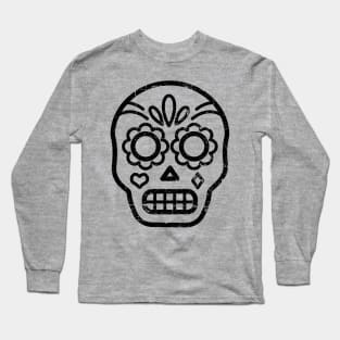 Skull icon - dia de los muertos Long Sleeve T-Shirt